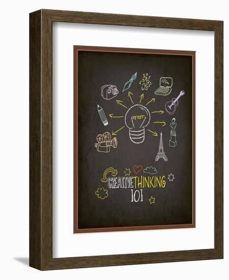 Creative Thinking 101-LanaN.-Framed Art Print