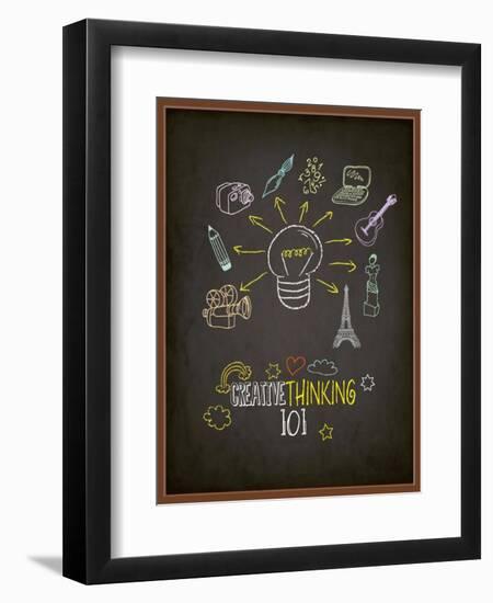 Creative Thinking 101-LanaN.-Framed Art Print