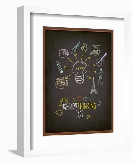 Creative Thinking 101-LanaN.-Framed Art Print