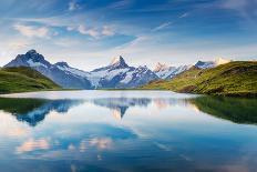 Mountain Lake in National Park High Tatra. Strbske Pleso, Slovakia, Europe. Beauty World.-Creative Travel Projects-Mounted Photographic Print