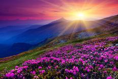 Great View of the Snow Rocky Massif. Popular Tourist Attraction. Dramatic and Picturesque Scene. Lo-Creative Travel Projects-Photographic Print