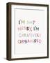 Creatively Organised-Archie Stone-Framed Giclee Print