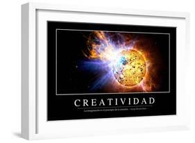 Creatividad. Cita Inspiradora Y Póster Motivacional-null-Framed Photographic Print