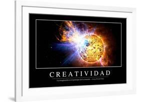 Creatividad. Cita Inspiradora Y Póster Motivacional-null-Framed Photographic Print