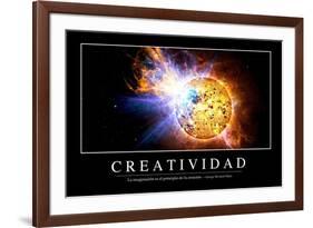 Creatividad. Cita Inspiradora Y Póster Motivacional-null-Framed Photographic Print