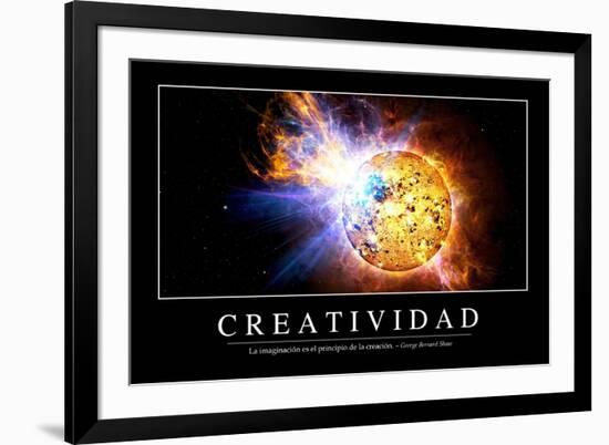 Creatividad. Cita Inspiradora Y Póster Motivacional-null-Framed Photographic Print