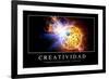 Creatividad. Cita Inspiradora Y Póster Motivacional-null-Framed Photographic Print