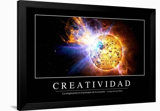 Creatividad. Cita Inspiradora Y Póster Motivacional-null-Framed Photographic Print