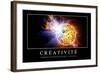 Créativité: Citation Et Affiche D'Inspiration Et Motivation-null-Framed Photographic Print