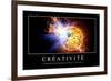 Créativité: Citation Et Affiche D'Inspiration Et Motivation-null-Framed Photographic Print