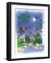 Creature Crossword - Humpty Dumpty-Richard Kolding-Framed Giclee Print