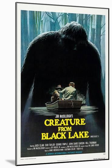 Creature from Black Lake-null-Mounted Art Print