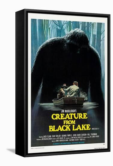 Creature from Black Lake-null-Framed Stretched Canvas