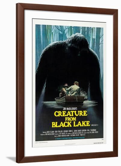 Creature from Black Lake-null-Framed Art Print