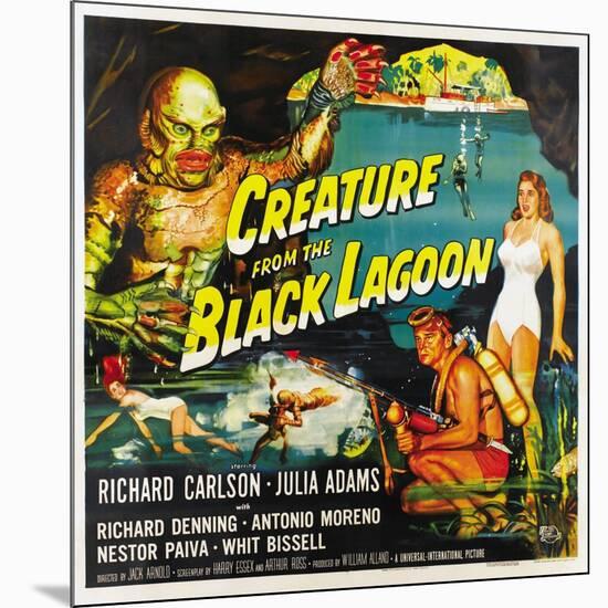 Creature from the Black Lagoon, 1954-null-Mounted Giclee Print