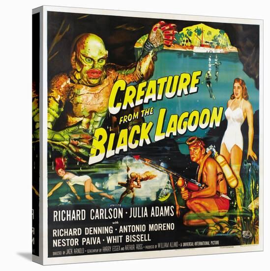 Creature from the Black Lagoon, 1954-null-Stretched Canvas