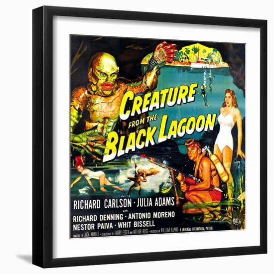 Creature from the Black Lagoon, 1954-null-Framed Art Print