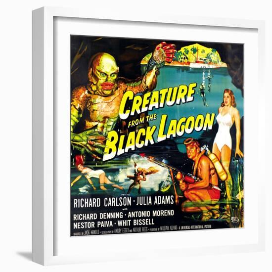 Creature from the Black Lagoon, 1954-null-Framed Art Print