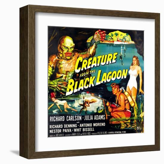 Creature from the Black Lagoon, 1954-null-Framed Art Print