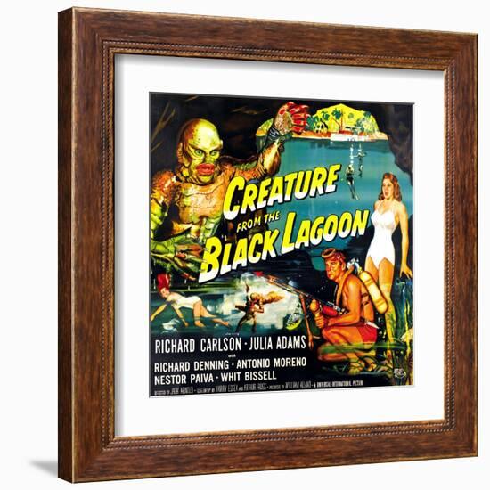 Creature from the Black Lagoon, 1954-null-Framed Art Print