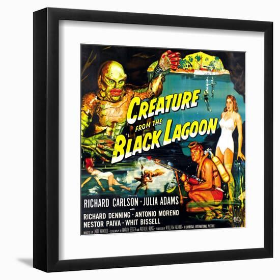 Creature from the Black Lagoon, 1954-null-Framed Art Print