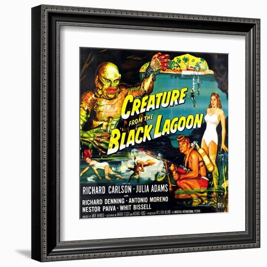 Creature from the Black Lagoon, 1954-null-Framed Art Print