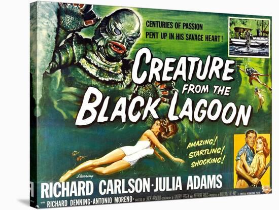 Creature from the Black Lagoon, 1954-null-Stretched Canvas