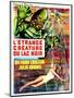 Creature from the Black Lagoon, (aka L'Etrange Creature Du Lac Noir), French Poster Art, 1954-null-Mounted Art Print