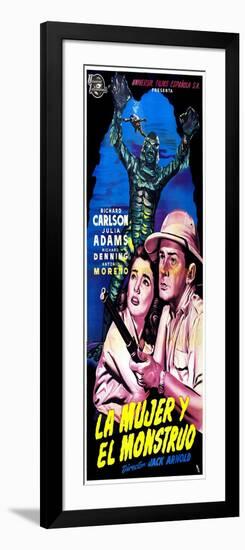 Creature from the Black Lagoon, (aka La Mujer Y El Monstruo), Julie Adams, Richard Carlson, 1954-null-Framed Photo