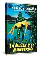 Creature from the Black Lagoon (aka La Mujer Y El Monstruo)-null-Stretched Canvas