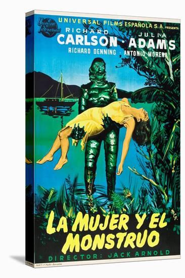 Creature from the Black Lagoon (aka La Mujer Y El Monstruo)-null-Stretched Canvas