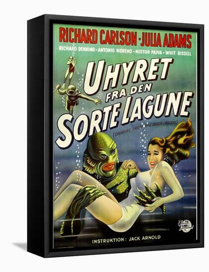 Creature from the Black Lagoon, (aka Uhyret Fra Den Sorte Lagune), Julie Adams, 1954-null-Framed Stretched Canvas