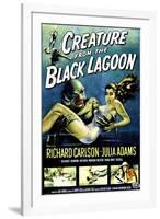 Creature from the Black Lagoon, Ben Chapman, Ricou Browning, 1954-null-Framed Art Print
