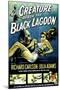 Creature from the Black Lagoon, Ben Chapman, Ricou Browning, 1954-null-Mounted Art Print
