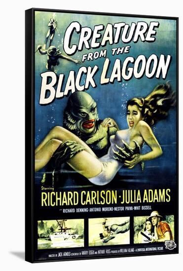 Creature from the Black Lagoon, Ben Chapman, Ricou Browning, 1954-null-Framed Stretched Canvas