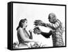 Creature from the Black Lagoon, Julie Adams, Ben Chapman, 1954-null-Framed Stretched Canvas