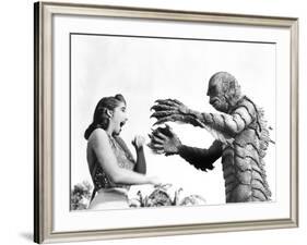 Creature from the Black Lagoon, Julie Adams, Ben Chapman, 1954-null-Framed Photo