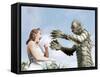 Creature from the Black Lagoon, Julie Adams, Ben Chapman, 1954-null-Framed Stretched Canvas