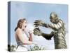 Creature from the Black Lagoon, Julie Adams, Ben Chapman, 1954-null-Stretched Canvas