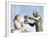 Creature from the Black Lagoon, Julie Adams, Ben Chapman, 1954-null-Framed Photo