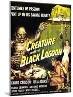 Creature from the Black Lagoon, Richard Carlson, Julie Adams, 1954-null-Mounted Art Print