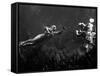 Creature from the Black Lagoon, Shooting Underwater Scene, 1954-null-Framed Stretched Canvas