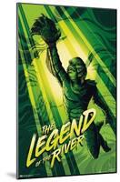 Creature From The Black Lagoon - The Legend Of The River by C?sar Moreno-Trends International-Mounted Poster