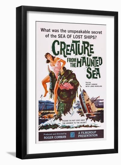 Creature from the Haunted Sea-null-Framed Art Print