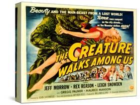 Creature Walks Among Us, The, Leigh Snowden, Jeff Morrow, Rex Reason, 1956-null-Stretched Canvas