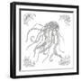 Creatures From The Deep-Pam Varacek-Framed Art Print