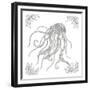 Creatures From The Deep-Pam Varacek-Framed Premium Giclee Print