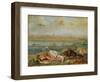 Creatures from the Four Continents in a Landscape with a View of Canton in the Background-Ferdinand van Kessel-Framed Giclee Print