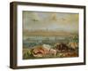 Creatures from the Four Continents in a Landscape with a View of Canton in the Background-Ferdinand van Kessel-Framed Giclee Print