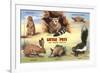 Creatures of the West Texas Desert-null-Framed Premium Giclee Print